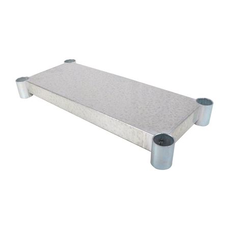BK RESOURCES Galvanized Steel Work Table Adjustable Undershelf, 36"W X 30"D VTS-3630
